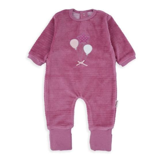 BABYBOL SOFT VELOUR ROMPER