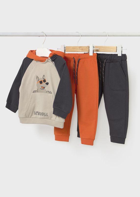MAYORAL Baby 2 trouser tracksuit set MAYORAL Baby 2 trouser tracksuit set