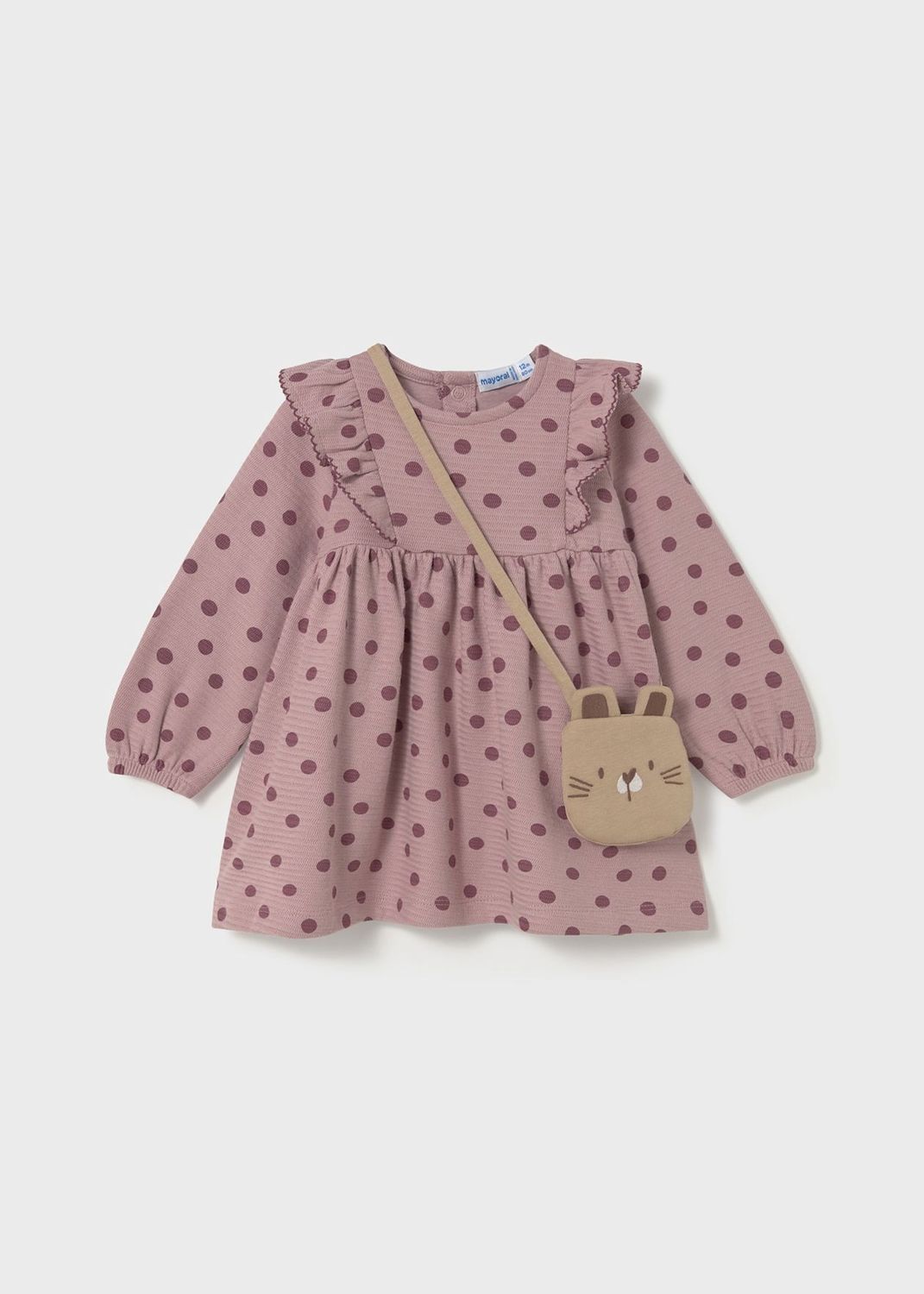 Mayoral Newborn Baby printed dress with bag Mayoral Newborn Baby printed dress with bag