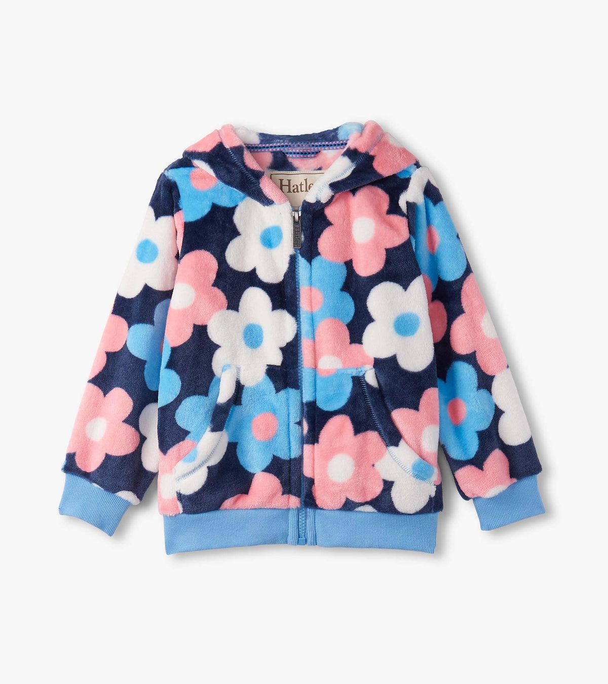 Hatley soft hooded fleece jacket