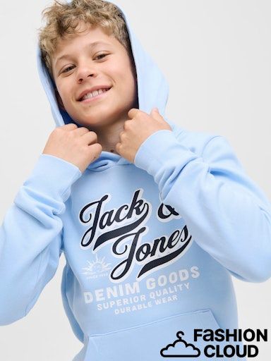 JACK & JONES JJELOGO SWEAT HOOD 2 COL JACK & JONES JJELOGO SWEAT HOOD 2 COL