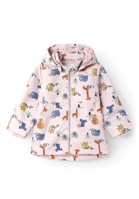 NAME IT  Baby Girl Mini Animal Maxi Jacket, Burnished Lilac