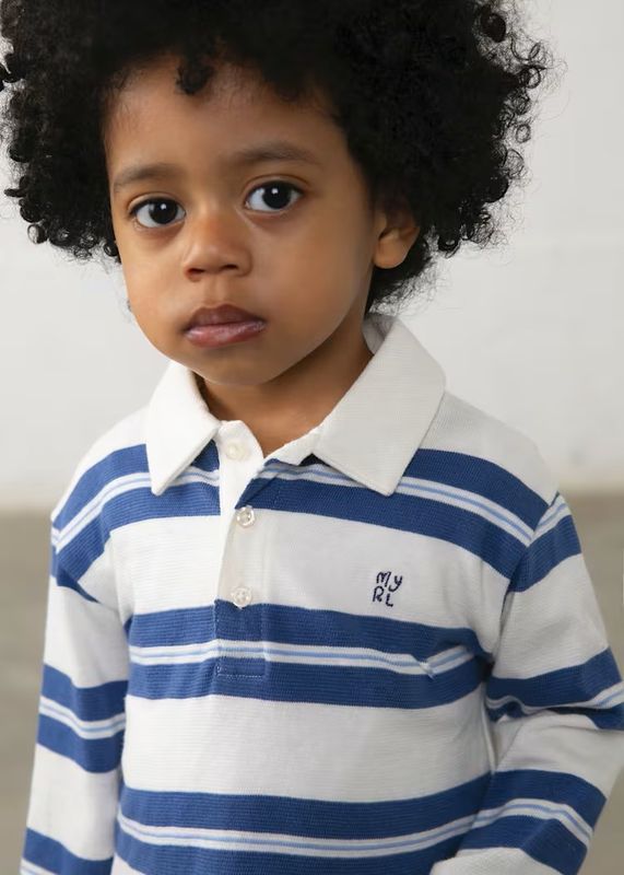Mayoral Babys Striped polo shirt