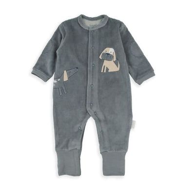BABYBOL SOFT VELOUR ROMPER