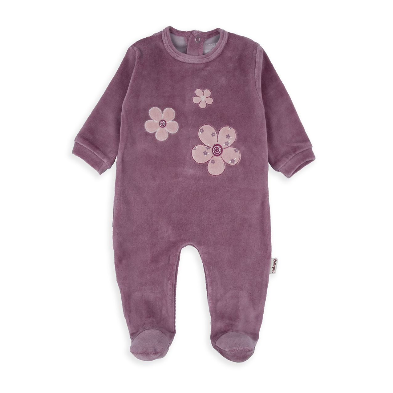 BABYBOL SOFT VELOUR ROMPER BABYBOL SOFT VELOUR ROMPER