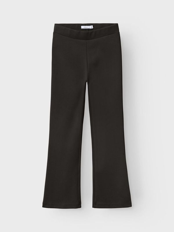 NAMEIT VISCOSE BOOTCUT TROUSERS BLACK NAMEIT VISCOSE BOOTCUT TROUSERS BLACK