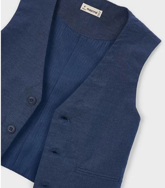 MAYORAL LINEN WAISTCOAT