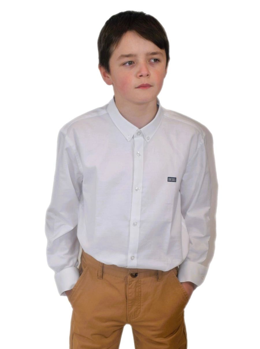 Diesel   Keane Boys White Shirt