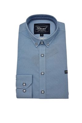 Diesel Boy Casen blue dot shirt