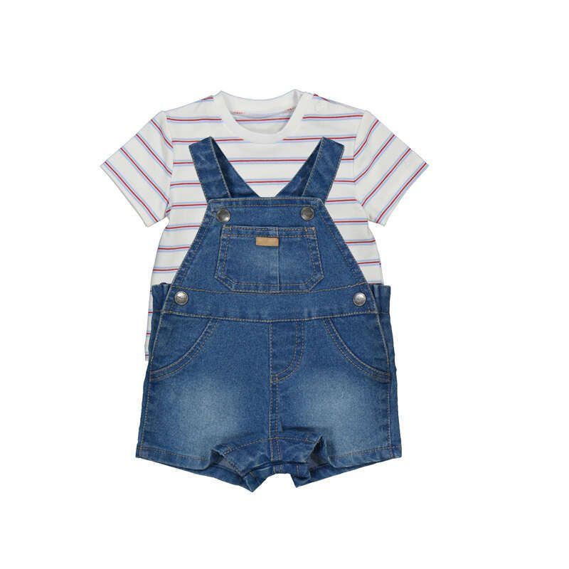 MAYORAL Mock dungarees with newborn hat MAYORAL Mock dungarees with newborn hat
