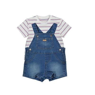 MAYORAL Mock dungarees with newborn hat MAYORAL Mock dungarees with newborn hat