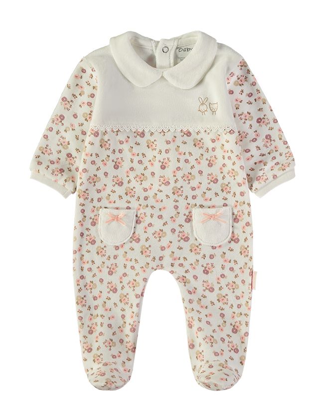 BABYBOL VELOUR SLEEPSUIT BABYBOL VELOUR SLEEPSUIT