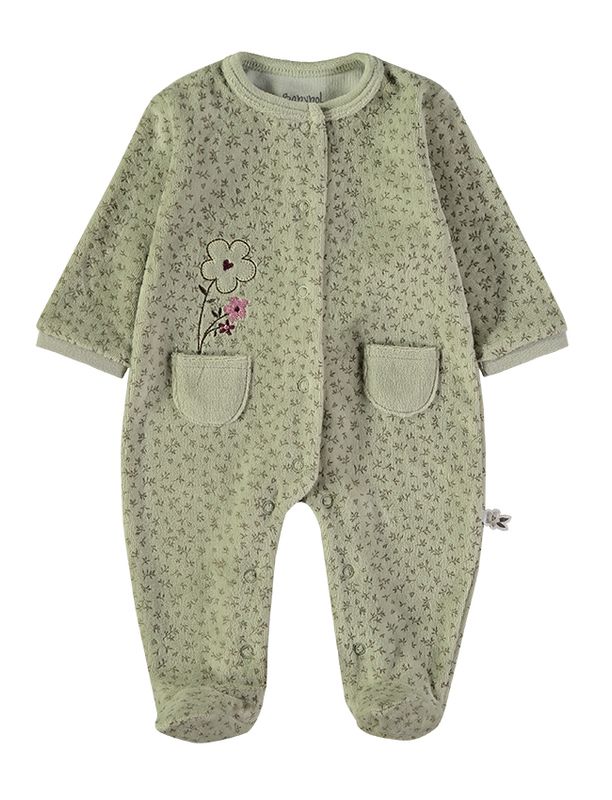 BABYBOL  VELOUR SLEEPSUIT