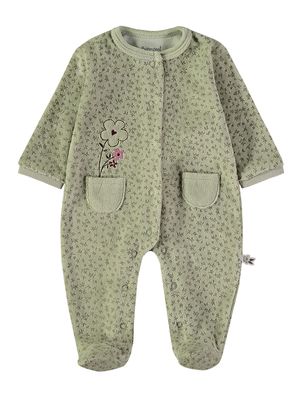 BABYBOL  VELOUR SLEEPSUIT
