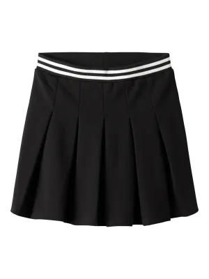 NAMEIT  BLACK PLEATED SKIRT