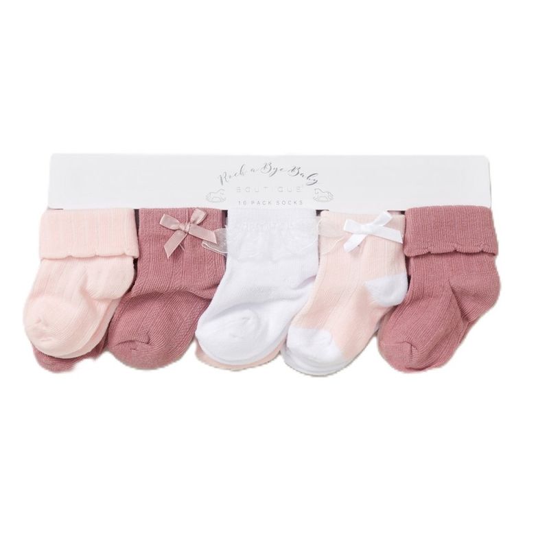 Baby Girls 10 Pack  Socks