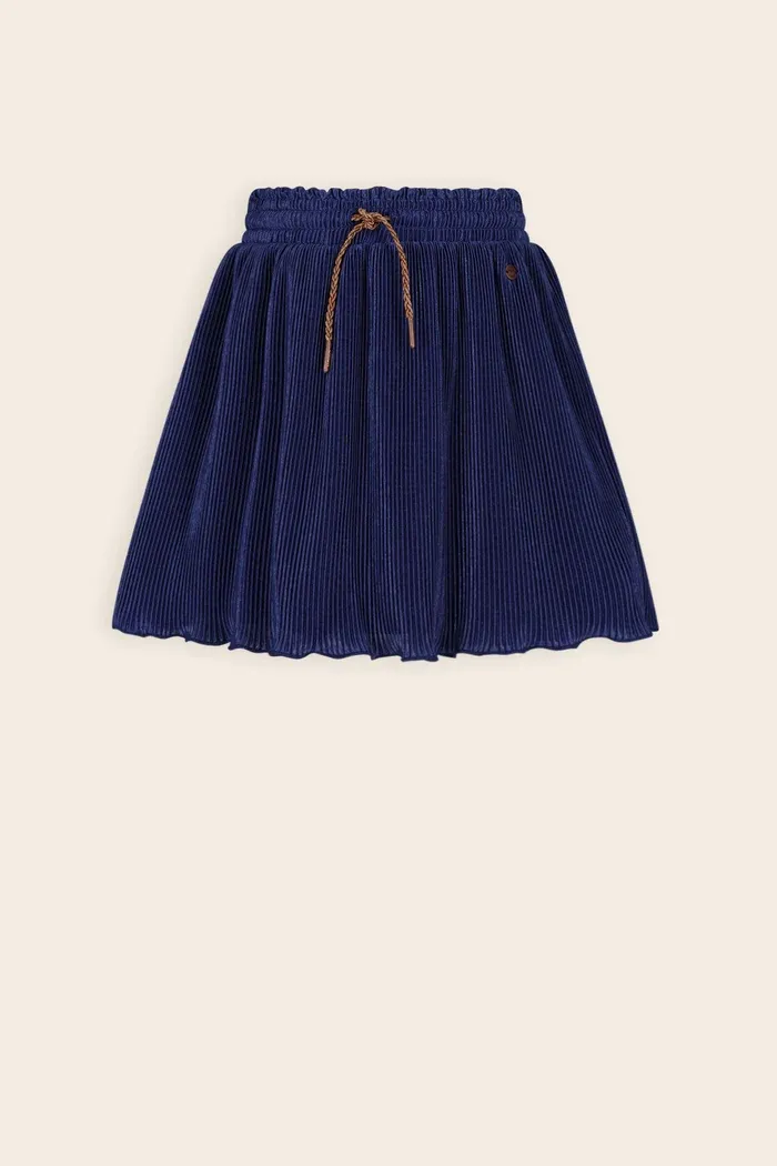NO NO Pleated Skirt Blue