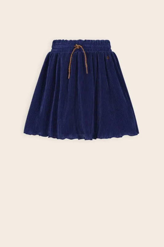 NO NO Pleated Skirt Blue NO NO Pleated Skirt Blue