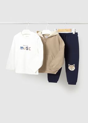 Mayoral Baby animal hoodie and tracksuit