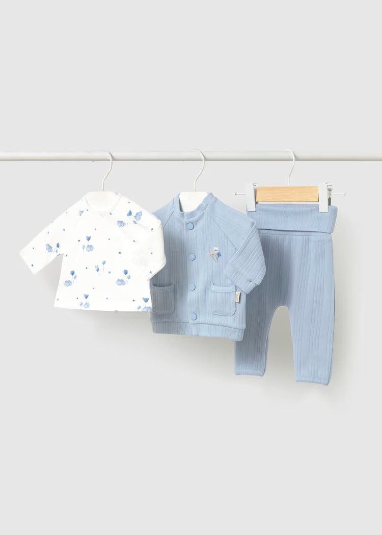 Mayoral Newborn Boy 3-piece tracksuit set