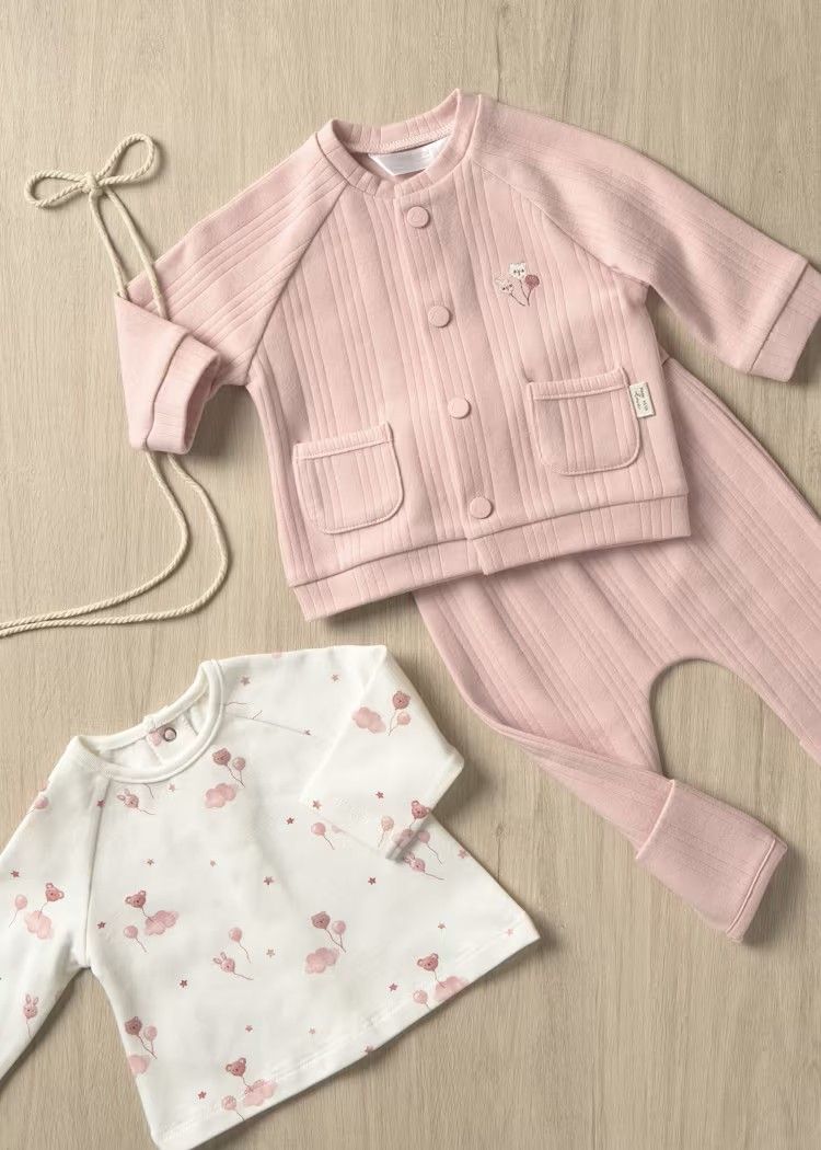 Mayoral Newborn girl 3-piece tracksuit set Mayoral Newborn girl 3-piece tracksuit set