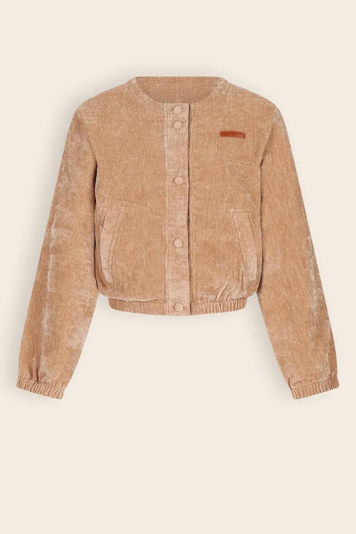 NO NO Velvet Jacket Brown