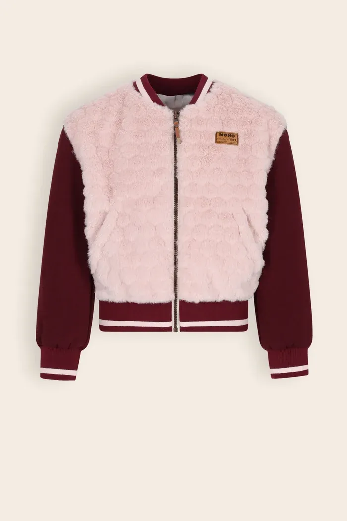 NO NO Darling Bone Bomber Jacket NO NO Darling Bone Bomber Jacket