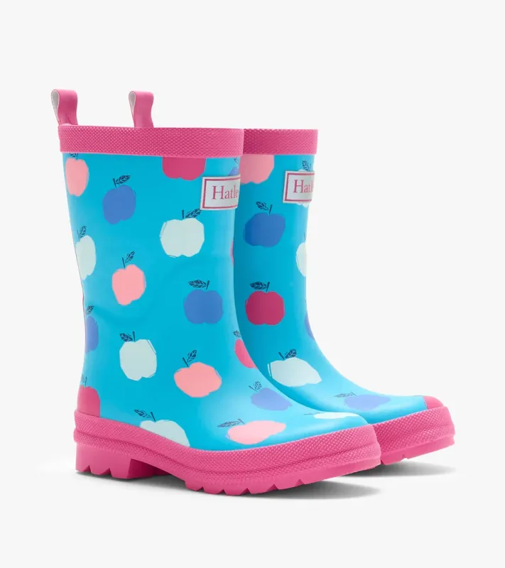 Hatley Girls Apple Orchard Matte Wellies Hatley Girls Apple Orchard Matte Wellies