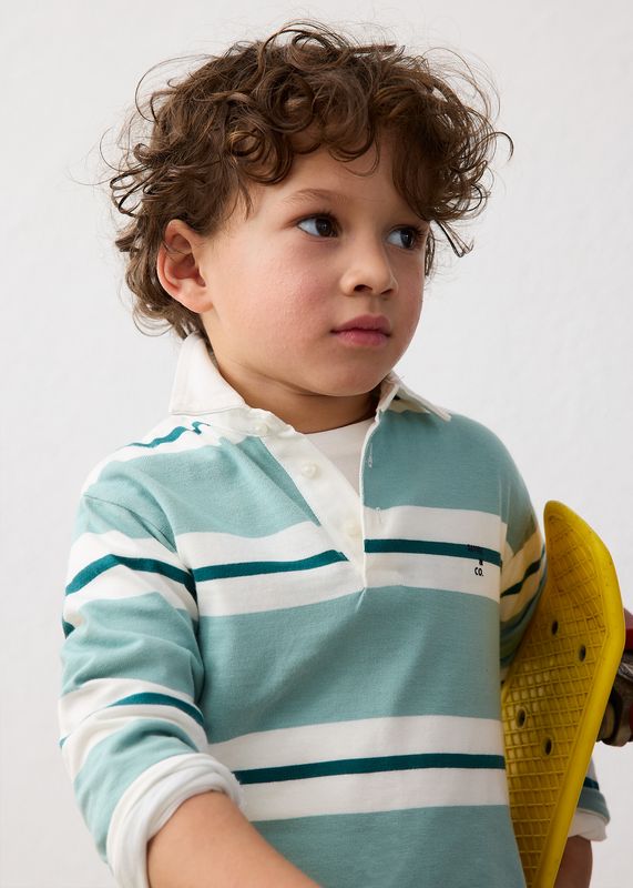 Mayoral l/s stripes polo