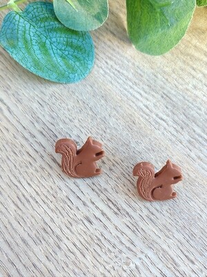 Squirrel Stud Earring