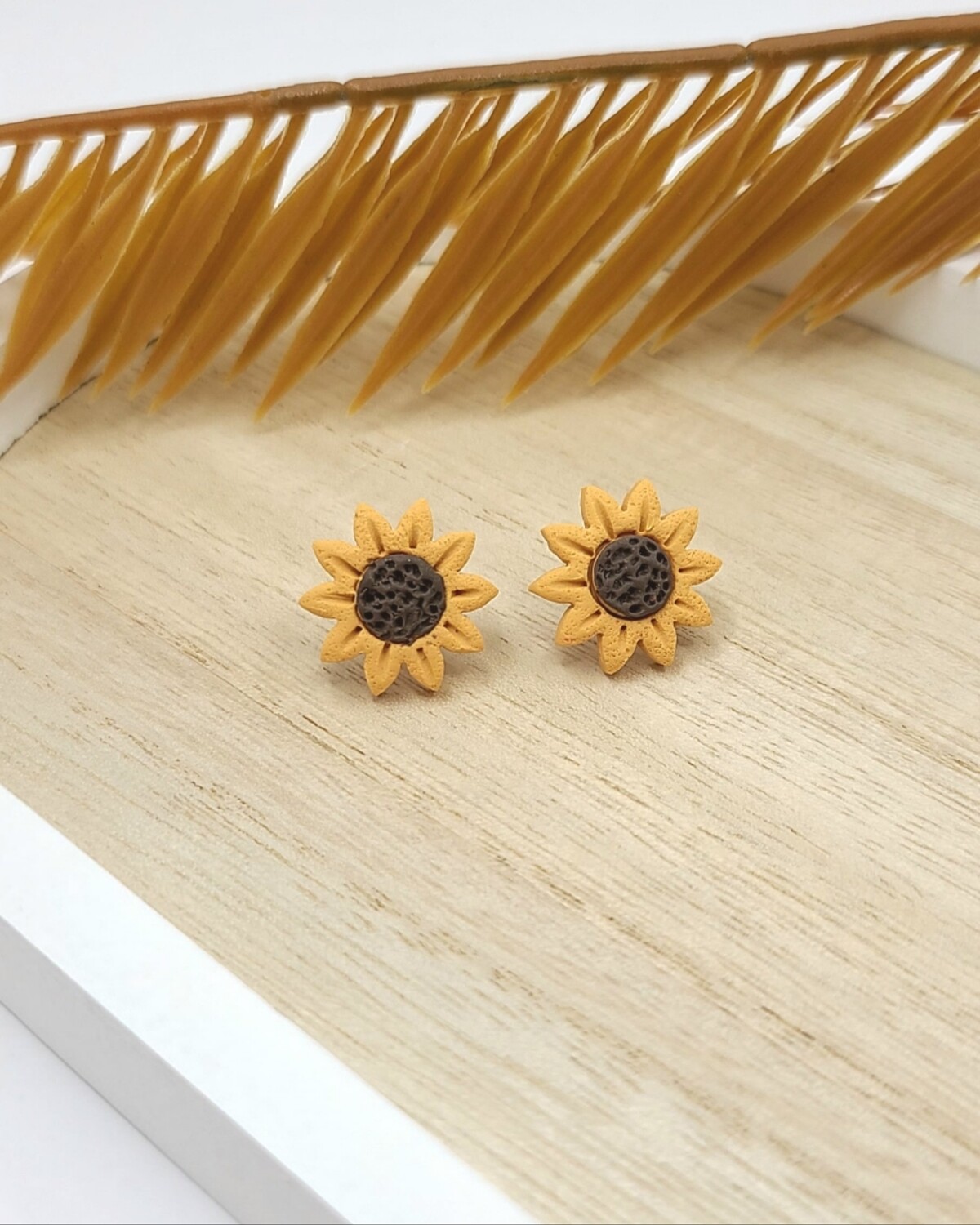 Sunflower Stud Earring
