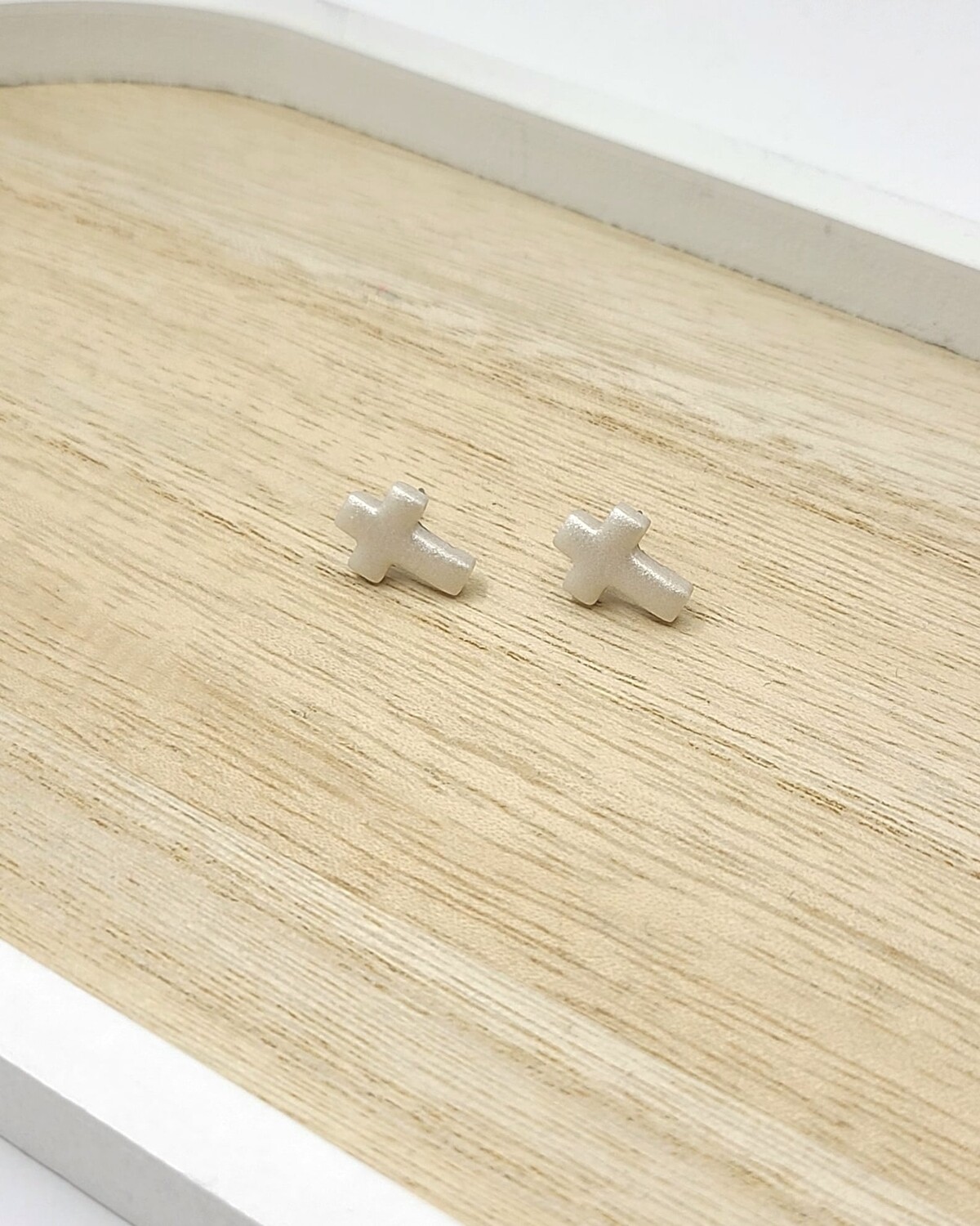 Mini Cross Stud Earrings