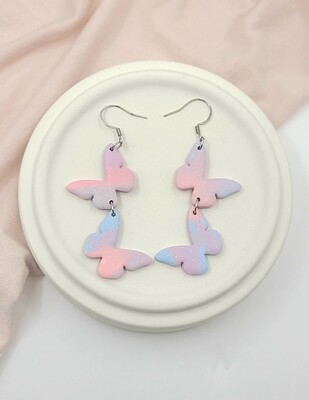Butterfly Duo Dangle Earrings