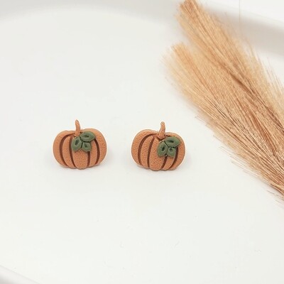 Mini Pumpkin Stud Earrings