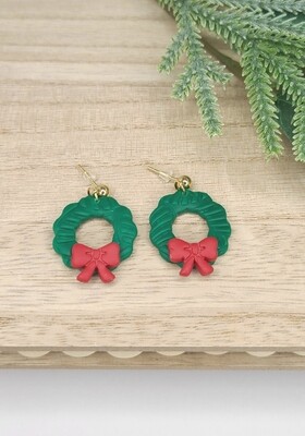 Wreath Dangle Earrings