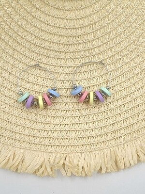 Beaded Hoops