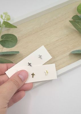 Metal Stud Earrings