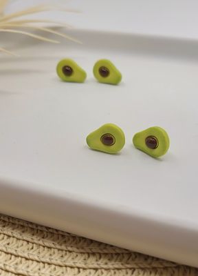 Avocado Stud Earrings