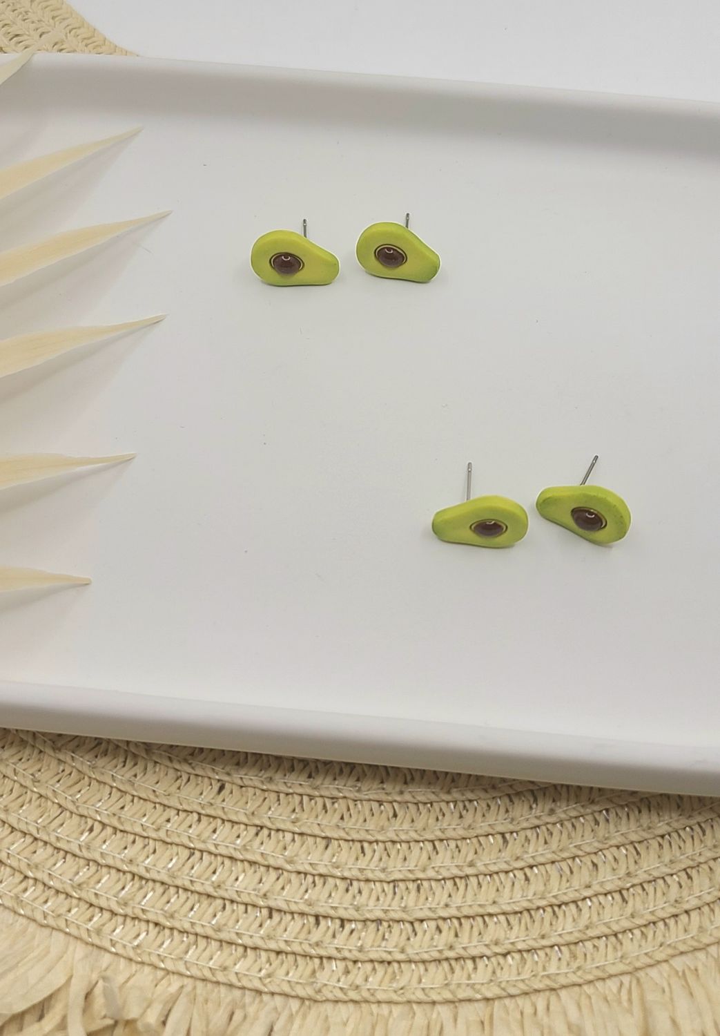 Avocado Stud Earrings