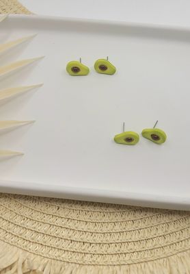 Avocado Stud Earrings
