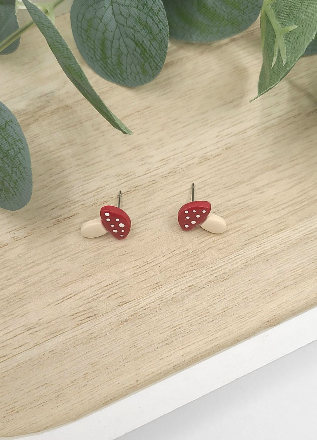 Mushroom Stud Earrings