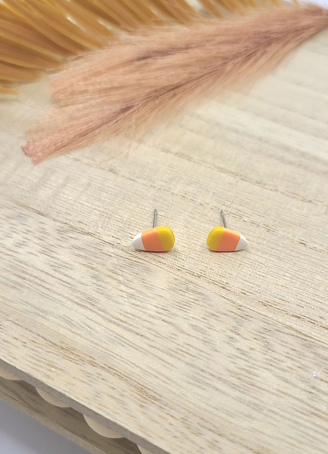 Candy Corn Stud Earrings