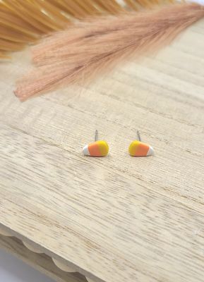 Candy Corn Stud Earrings