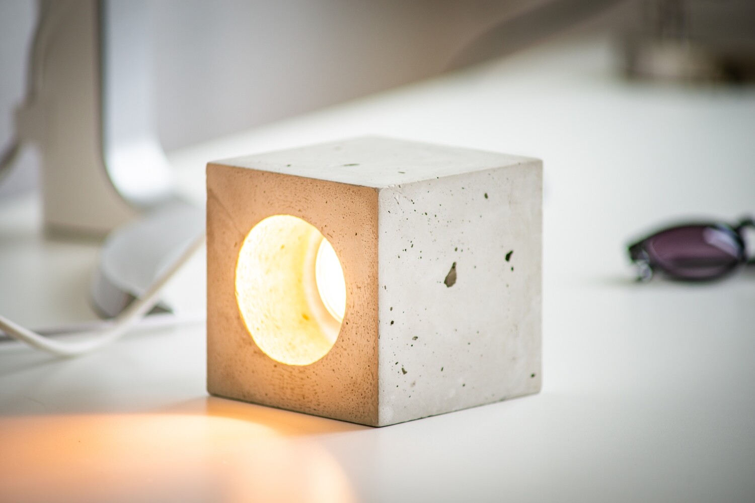 concrete lamp Q#527 desk lamp