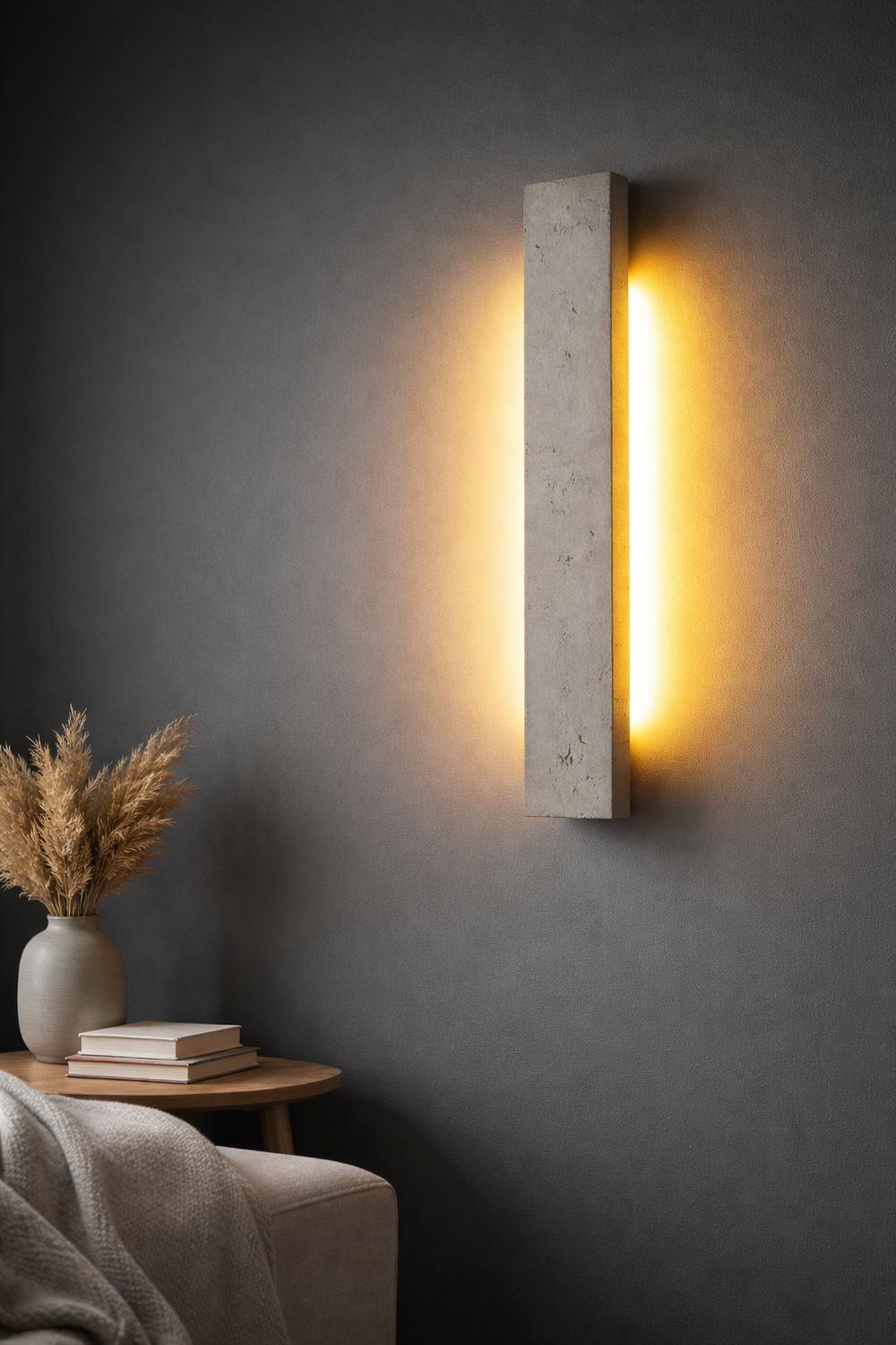 concrete lamp SC#709 plug in wall sconce. bedroom wall decor