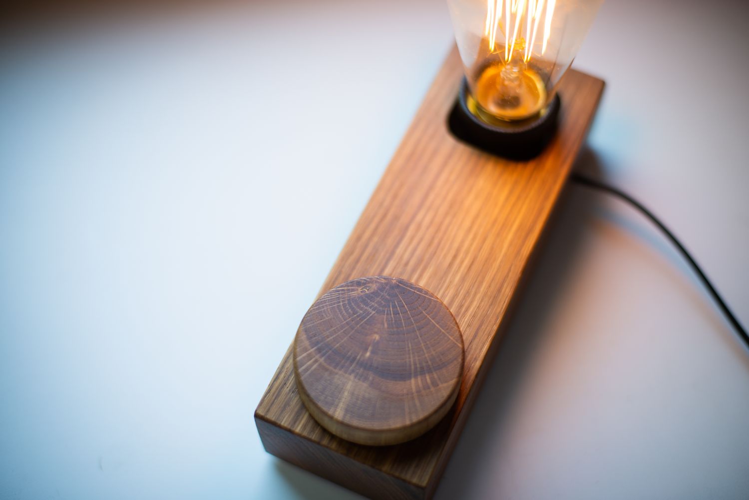 desk lamp BLOCK#354 nightlight. wooden lamp. edison lamp