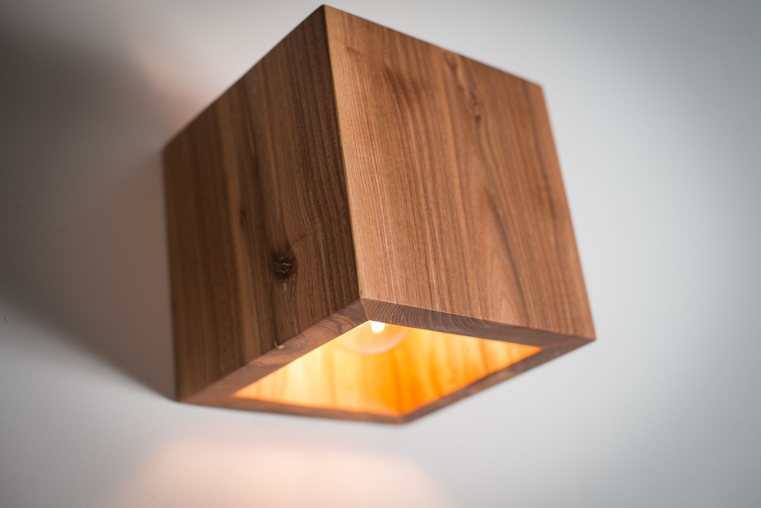 wood lamp Q#531 wall sconce. bedside lamp