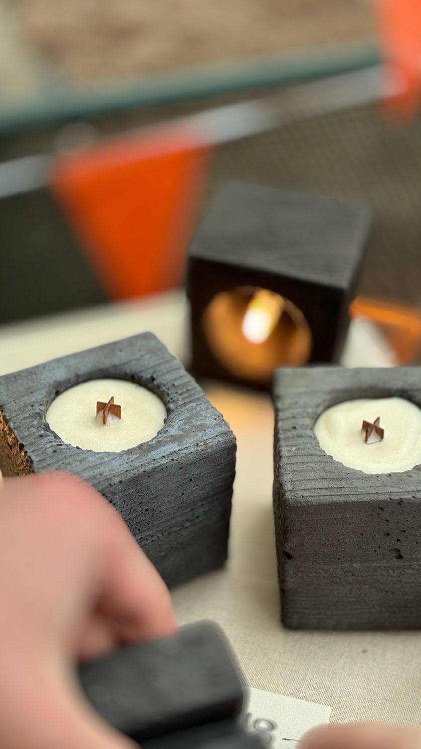 natural soy wax cocoa candle COAL