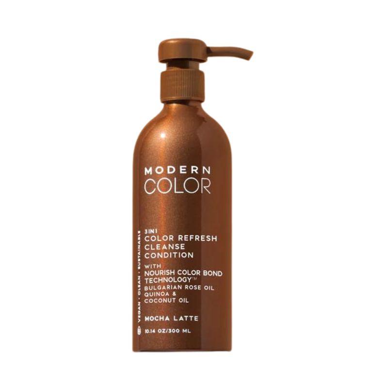 MODERN COLOR Mocha Latte 3-In-1 Color Refresh + Cleanse + Condition 300ml