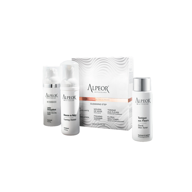 ALPEOR HYDRASWISS Cleansing Travelset 3x50ml ALPEOR HYDRASWISS Cleansing Travelset 3x50ml